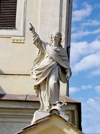Socha Salvator Mundi - Hrádek (socha)