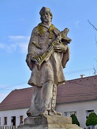 Socha sv. Jana Nepomuckho - Bez (socha) - 