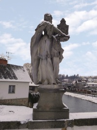 Socha sv. Cecilie - Náměšť nad Oslavou (socha)