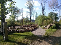 Luina (zanikl obec) - Pozstatky obce (foto: Lubo Matu)