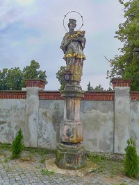 Socha sv. Jana Nepomuckho - Zvole (socha)