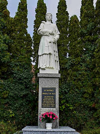 Socha sv. Vavřince - Vavřinec (socha) 