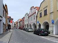 esk Budjovice (msto) - Domy na esk ulici