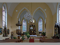 Hrub Skla (zmek) - Interir kostela