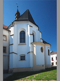 Kltern kostel Zvstovn Pann Marii - umperk (kostel) - Polygonln zakonen kostela