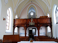 Evangelick kostel - Zbeh (kostel) - Interi kostela