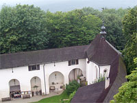 Rotejn (hrad) - Pohled na kapli z ve