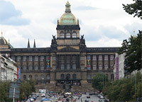 Nrodn muzeum - Praha 1 (muzeum) - Pohled z Vclavskho nmst
