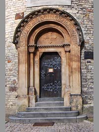 Kostel Sv. Martina - Praha 2 (kostel, rotunda) - Vstupn portl