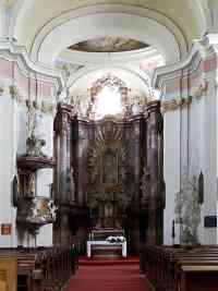 Kostel Navtven Panny Marie - Lechovice (kostel) - Interir kostela