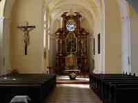 Kostel sv. Albty - Znojmo (kostel) - Interir kostela