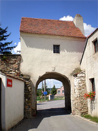Hradit sv. Hypolita - Znojmo-Hradit (hradit) - Brna do opevnn sti hradit