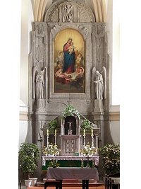 Farn kostel sv. Archandla Michaela - Rmaov (kostel) -        Olt v kostele       