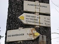 Kamenit kopec (rozcestnk) - 