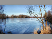 Velk Psek (zatopen pskovna) - Zamrzl Velk Psek