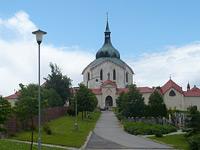 Kostel sv. Jana Nepomuckho - Zelen hora (kostel) - 
