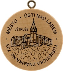 turistick� zn�mka Rozhledna V�tru�e - �st� nad Labem (rozhledna)