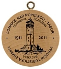 turistick� zn�mka Tich�nkova rozhledna - Lomnice nad Popelkou (rozhledna)