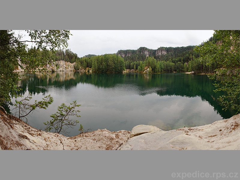 foto Jezero pskovna - Adrpach (zaplaven lom)