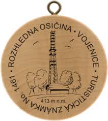 turistick znmka Rozhledna Osiina - Vojenice (rozhledna)