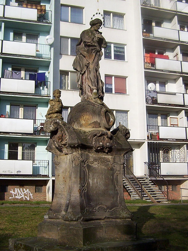 foto Socha Panny Marie - Olomouc (socha)