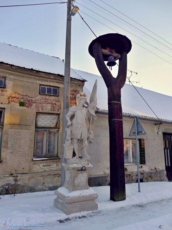 foto Socha sv. Florina - Lesonice (socha)