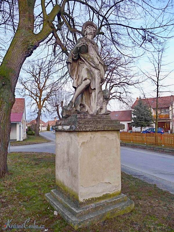 foto Socha sv. Vendelna - Hrotovice (socha)