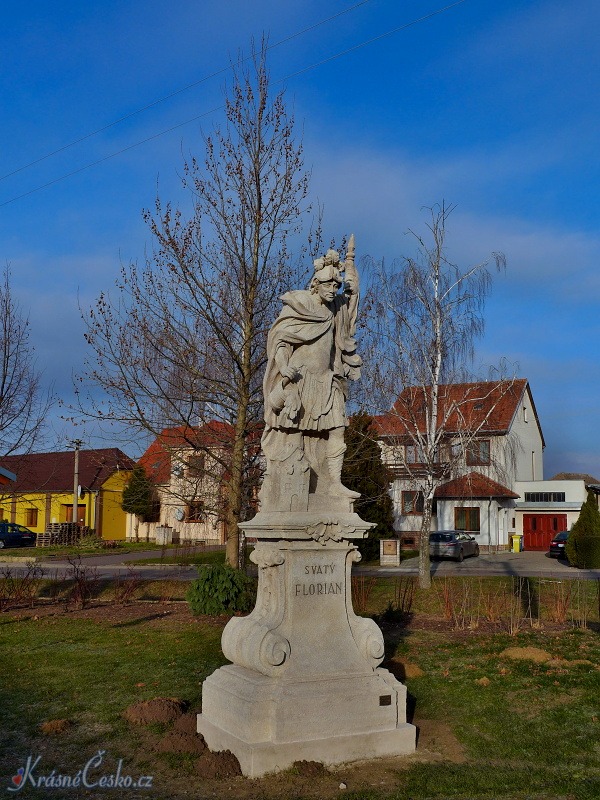 foto Socha sv. Florina - Chvalovice (socha)