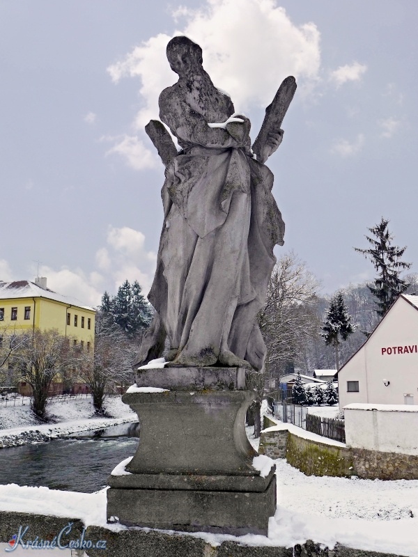 foto Socha sv. Ondeje - Nm욝 nad Oslavou (socha)