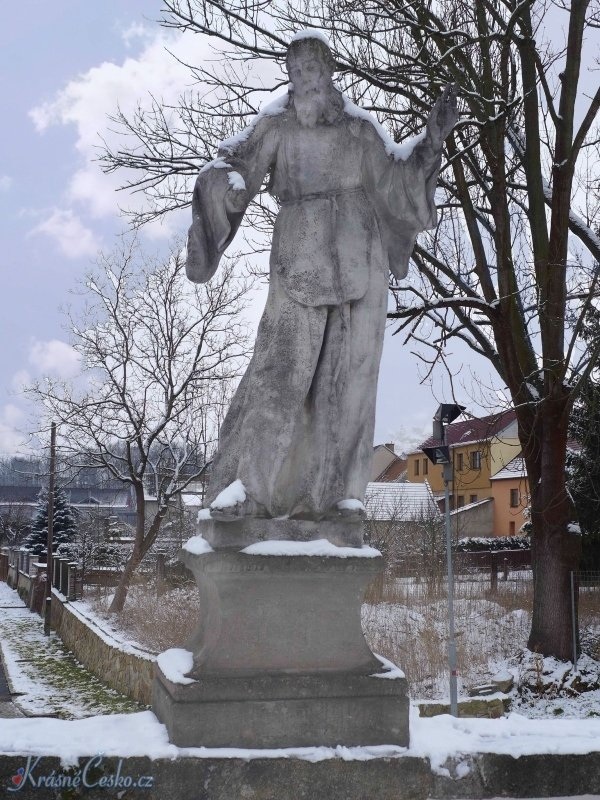 foto Socha sv. Frantika z Pauly - Nm욝 nad Oslavou (socha)