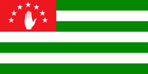 Sttn vlajka Abchzie
