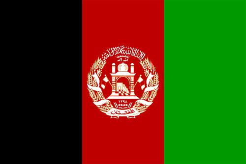 Sttn vlajka Afghnistn