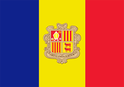 Sttn vlajka Andorra