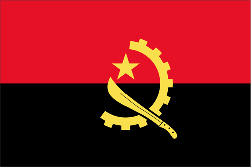 Sttn vlajka Angola